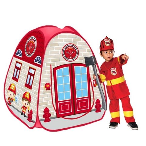 Toca Barraca Infantil Dobrável Pop Up Bombeiros