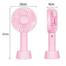 Mini Ventilador Mao Mesa Usb Bateria Portátil 3 Velocidades - 3