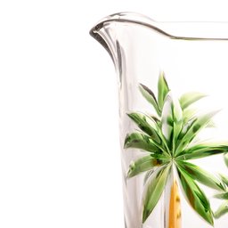 Jarra de Vidro Palm Tree Handpaint 1,2 Litros Wolff - 3