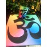 TOALHA ESOTERICA TAROT MANTRA OM 6º CHAKRA FRONTAL - 5