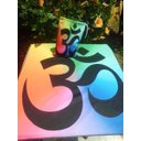 Ver imagem 5 de Toalha Esoterica Tarot Mantra Om 6º Chakra Frontal