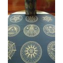 Ver imagem 3 de Toalha Esoterica Tarot 9 Mandalas Egipcia Simbologia Sagrada