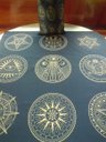 Ver imagem 3 de Toalha Esoterica Tarot 9 Mandalas Egipcia Simbologia Sagrada