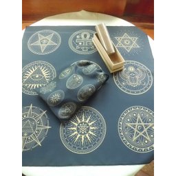 TOALHA ESOTERICA TAROT 9 MANDALAS EGIPCIA SIMBOLOGIA SAGRADA - 2