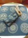 Ver imagem 2 de Toalha Esoterica Tarot 9 Mandalas Egipcia Simbologia Sagrada