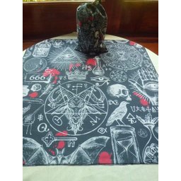 TOALHA ESOTERICA TAROT SIMBOLO RITUAL BRUXARIA MAGIA WICCA - 2