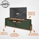 Ver imagem 3 de Rack Para Sala 190 cm 011081 Verde Oliva Cedro DCASA
