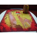 Ver imagem 3 de Toalha Esoterica Mulher Xamã Pintura Rupestre Caça e Cura