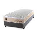 Ver imagem 3 de Cama Box Solteiro Alford com Colchão Molas Ensacadas 88x188x66 Cinza