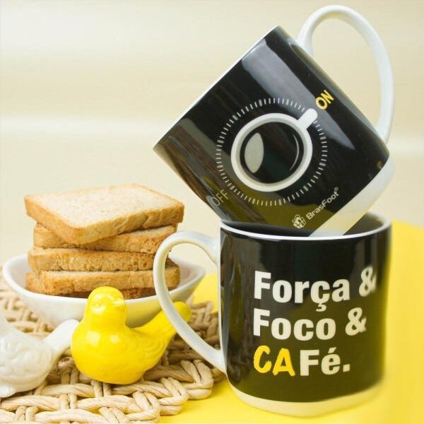 Caneca Porcelana Urban - Força Foco Café - 2