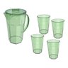 Conjunto Completo Mesa Jarra 1,8L + 4 Copos 400mL Água Ou - 1