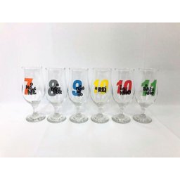 Taças De Cervejas Temáticas - Craques 340Ml - 6 Unidades - 2