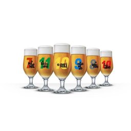 Taças De Cervejas Temáticas - Craques 340Ml - 6 Unidades - 1