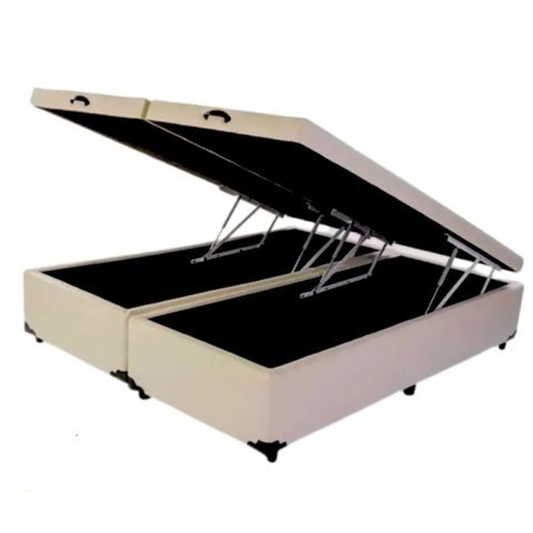 Cama Baú Queen Size Blindado Reforçado - 48cm de Altura