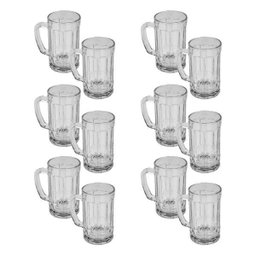 Kit 12 Caneca Chopp De Vidro 400Mls Outback Extra Resistente - 1 Kit 12 Caneca Chopp De Vidro 400Mls Outback Extra Resistente - 1