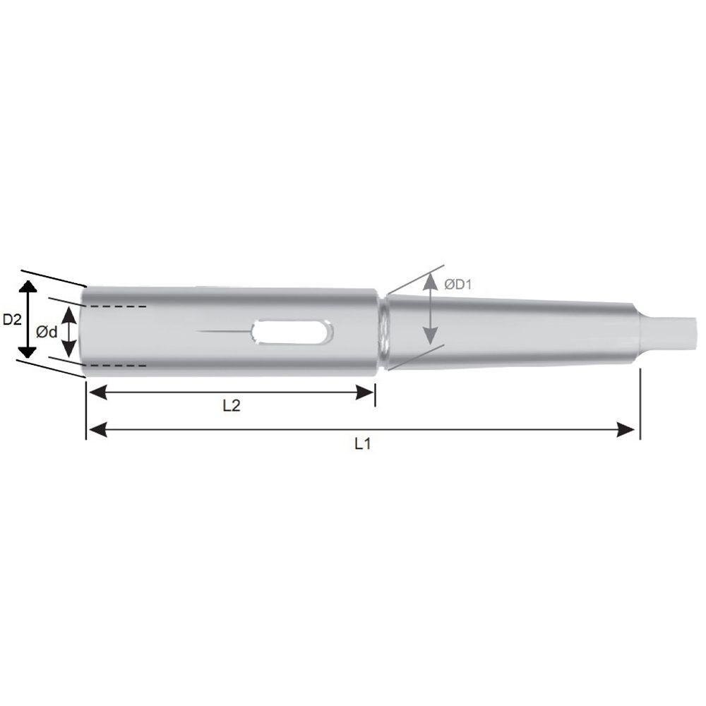 Bucha de Prolongamento Cm1 X Cm1 - Med. 145,0mm - 3