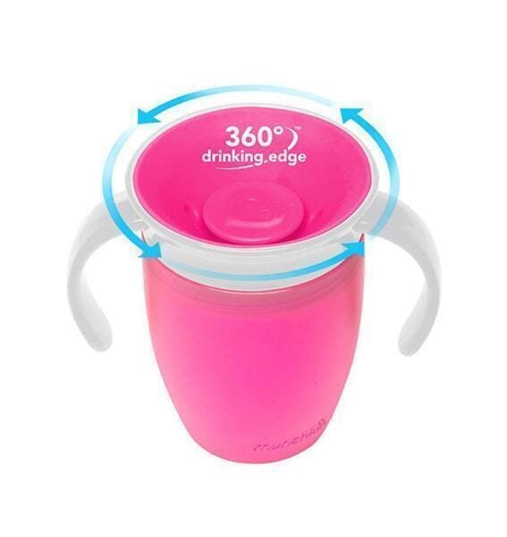 Copo De Treinamento 360 Miracle Cup Com Tampa 207Ml - 3