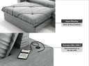 Ver imagem 5 de Sofá Retrátil e Reclinável 2,80m Vogue Veludo Cristal - Netsofas - Cinza