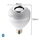 Ver imagem 2 de Lâmpada Bluetooth com Led Rgb Música 12w + Controle Remoto