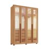Guarda-roupas Reflecta 100% Mdf Tuboarte 4 Portas 6 Gavetas C/ Kit de Espelhos e Pés - 3