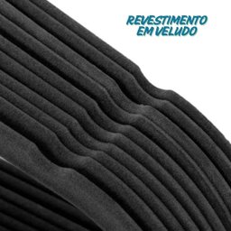 Kit Cabides Infantil Slim de Veludo - Organização Compacta Cor:rosa - 6
