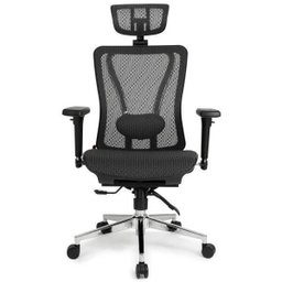 Cadeira de Escritório Dt3 Office Series Moira Preto Black - 1 Cadeira de Escritório Dt3 Office Series Moira Preto Black - 1