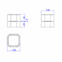 Ver imagem 2 de Acabamento Registro Pressao Deca You 1/2 e 3/4 Black Matte - Deca Deca Metais