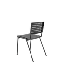 Ver imagem 2 de Cadeira Fixa Escritório Multiuso Niala Plaxmetal Nr17 Preto
