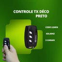 Ver imagem 5 de Kit 2 Controles Tx Deco Preto 433mhz A2013 Ipec