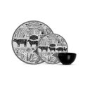 Ver imagem 1 de Aparelho de Jantar com 12 Peças Churrasco com Bowl Preto