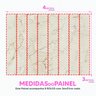 Papel de Parede Painel 3d Mármore Porcelanato Bege 4m Auto Colante Lavável Revestimento Brilhoso - 4