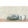 Papel de Parede Painel 3d Mármore Porcelanato Bege 4m Auto Colante Lavável Revestimento Brilhoso - 1
