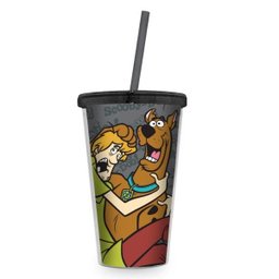 Copo Térmico Com Canudo - Scooby Doo E Salcicha - 500Ml - 1 Copo Térmico Com Canudo - Scooby Doo E Salcicha - 500Ml - 1