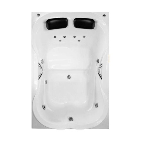 Banheira Dupla Esmeraldas Completa com Hidro em Acrílico - 1.80x1.20x0.41 - 127v