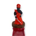 Ver imagem 4 de Incensário Régua Orixá em Resina 24 Cm - Escolha a Cor:ogum Vermelho