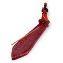 Ver imagem 3 de Incensário Régua Orixá em Resina 24 Cm - Escolha a Cor:ogum Vermelho
