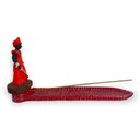 Ver imagem 2 de Incensário Régua Orixá em Resina 24 Cm - Escolha a Cor:ogum Vermelho