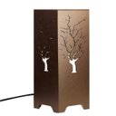 Ver imagem 1 de Abajur Zen Arvore Marrom 27x11cm - Vesper