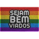 Ver imagem 1 de Tapete Capacho Seja Bem Viados 60x40cm