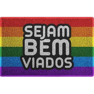 Tapete Capacho Seja Bem Viados 60x40cm