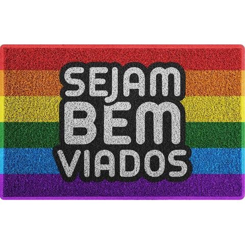 Tapete Capacho Seja Bem Viados 60x40cm