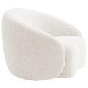 Ver mais imagens de Kit Sofá 3 Lugares 200cm e Poltrona Orgânica Luxo Recepção Amore Bouclé Branco