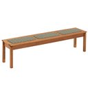 Ver imagem 3 de Mesa de Jantar com Banco de Madeira 180cm e 04 Cadeiras Trammare C07 Corda Verde Oliva - Lyam Decor