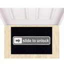 Ver imagem 2 de Tapete Capacho, Slide To Unlock - Iphone 40x60cm