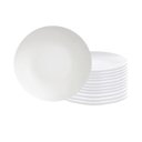 Ver imagem 1 de Conjunto de Pratos Sobremesa Leonora 12 Peças em Porcelana Branca 19 Cm - Tramontina 96010206