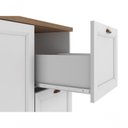 Ver imagem 3 de Balcão Flex 120cm sem Tampo 2 Portas 2 Gavetas Unna Branco Poliman Branco