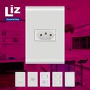 Ver imagem 3 de Conjunto 2 Tomadas 2p+t 10a-250v Liz Branco Tramontina Branco - 250v