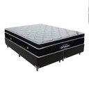 Ver imagem 1 de Cama + Box Colchão Queen com Molas Ensacadas Ortobom Europillow Elegant Preto