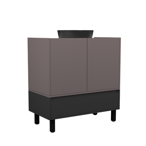 Gabinete para Banheiro com Pé Jessé 60 Cm