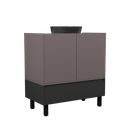 Ver imagem 1 de Gabinete para Banheiro com Pé Jessé 60 Cm